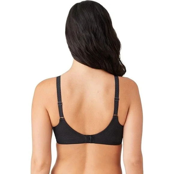 Wacoal Back Appeal Wire Free T Shirt‎ Bra Black 856303 Size 34D 34 D New